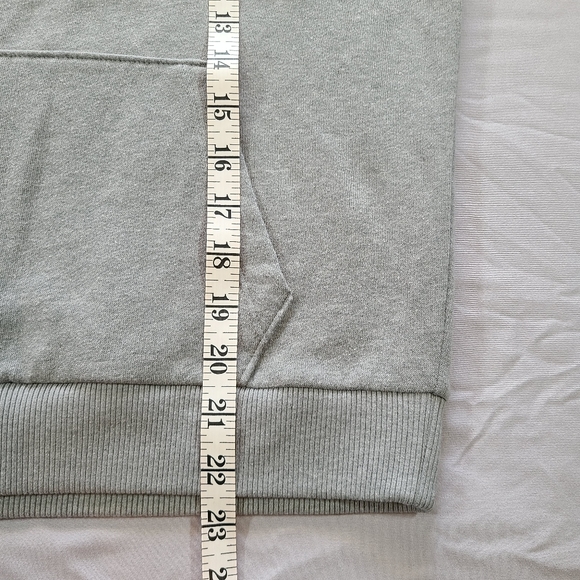 Victoria's Secret PINK Bling Gray Floral Quarter Zip Pullover Size Small - Picture 9 of 9